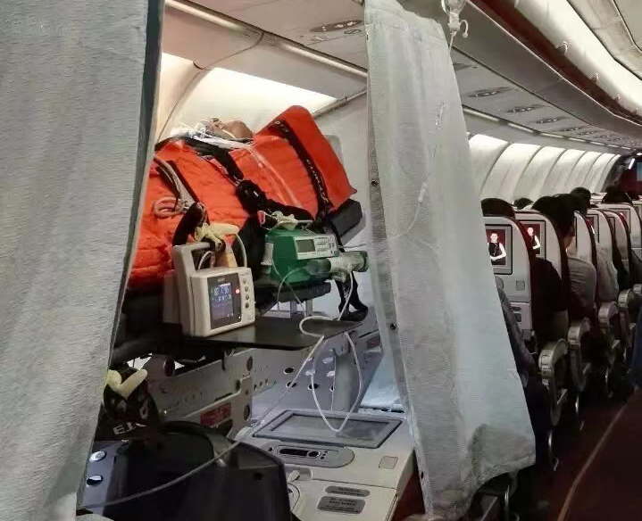 阿拉山口市跨国医疗包机、航空担架